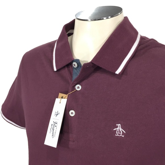 penguin heritage slim fit polo